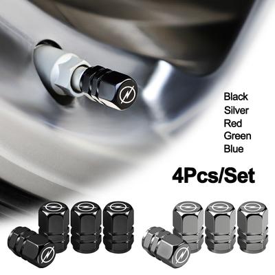 4PCS Car Tire Valve Caps Emblem Metal Cap Case Dust Covers Accessories For Corsa D Astra Insignia Zafira A Vivaro Signum DX