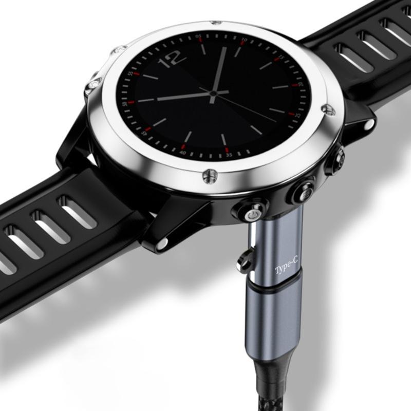 Portable Type C Charging Cord Suitable For 7 6S 6 5S 5 955 965 45 45S 245 Smartwatches, Includes Dust Plugs And Lanyard