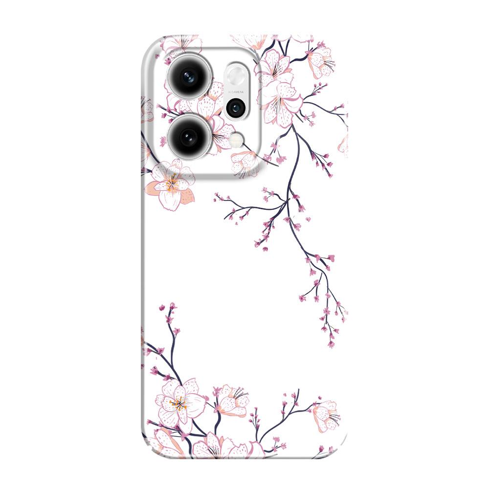 

Fallen Plum Blossoms Phone Case For OPPO Reno 14 14F 13 13F 12 12F 11 11F 10 8 8Z 8T 7 7Z Pro 4G 5G Film Hard Cover OPPO Reno 14