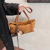 Autumn and winter suede bag women's 2025 new commuter versatile work niche single shoulder armpit bag pillow bag