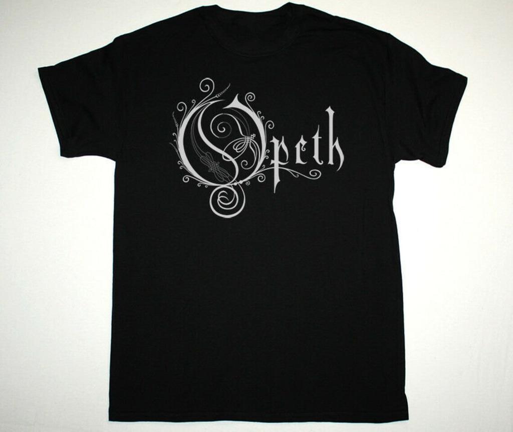 Popular Opeth Logo T-Shirt Short Sleeve Black Cotton Men All Size S to 5XL