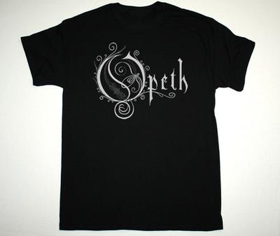 Popular Opeth Logo T-Shirt Short Sleeve Black Cotton Men All Size S To 5XL