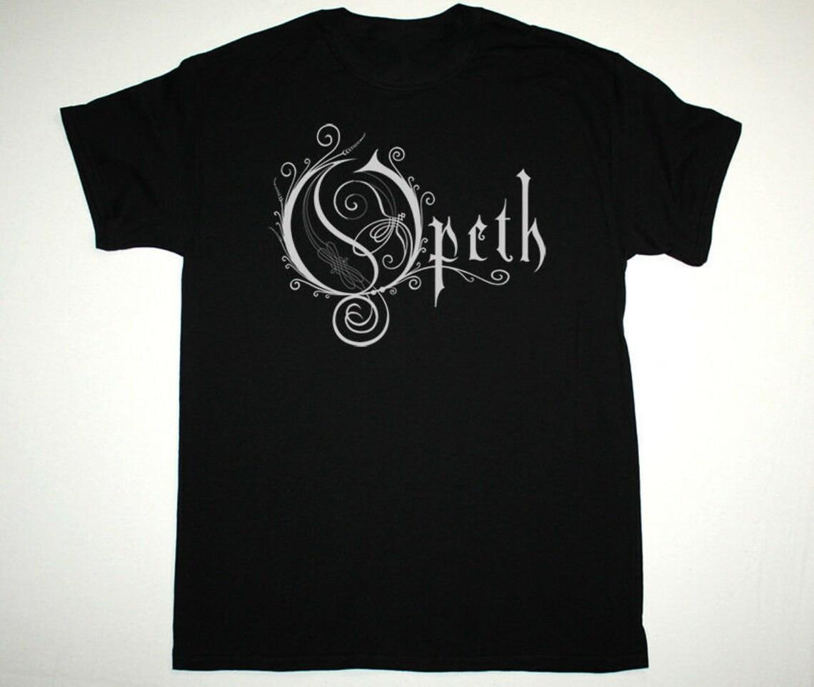 Popular Opeth Logo T-Shirt Short Sleeve Black Cotton Men All Size S to 5XL XXL