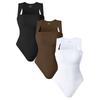 Wide Shoulder Vest, Square Neck, High Elastic, Seamless Shapewear, Waist And Belly Fashion Women