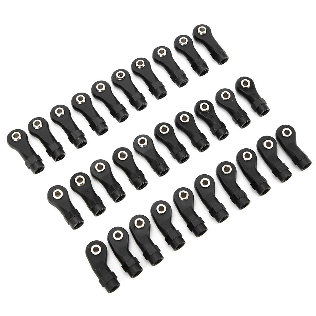 30pcs Link Linkage Rod End Width Balls Joint Head Set for Traxxas TRX‑4 1 10 RC Car