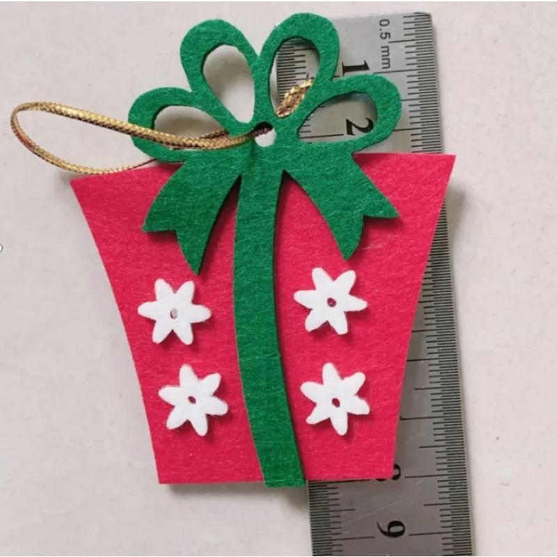 Neue Niedlichen Tier Cartoon Weihnachten Filz Anhänger Rentier Weihnachtsbaum Anhänger Party Navidad Dekorative Anhänger Urlaub Lieferungen