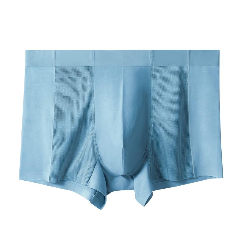 

Мужские бесшовные модальные боксеры-брифы в стиле 80-х - Дышащие, Удобные, Антибактериальные, Прохладные шорты с четырьмя углами Extra Extra Extra Large