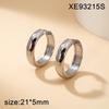Trendy Titanium Steel Minimalist Hoop Earrings: Polished, Lightweight, Versatile, and Fashion-Forward for Men and Women
