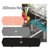 Silicone Pad Solid Color Clean Sanitary Faucet Kitchen Sink Splash Pad Irregular Drainage Tools Household Tools