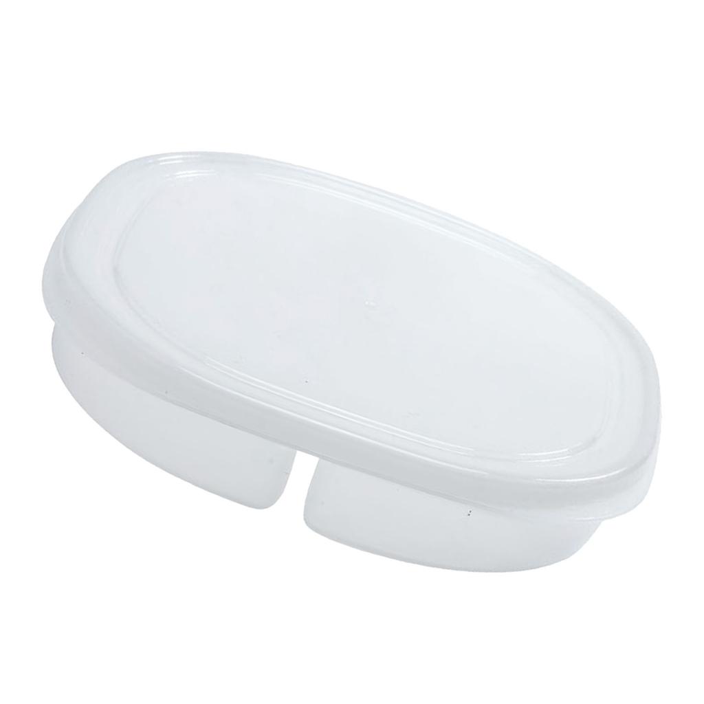 Lebensmittelaufbewahrungsbehälter 4 Fächer Transparent Kühlschrank Meal Prep Box mit Deckel für Zwiebel Ingwer Knoblauch
