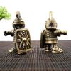 Roman Soldier Metal Model Metallic Army Figurine Perfect Gift for Boys and Girls Suitable for Desktop Display