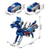 2 in 1 Transforming Unicorn Car Toy Magic Transformation Super Combination Car Toy  Magnetic Impact Deformation Car Robot Toys