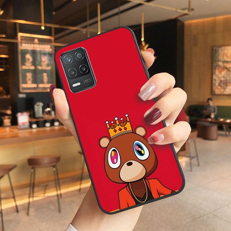 Kanye West Graduation Bear Shell Phone Cover For Oppo Realme 8Pro 6PRO 6i 7pro 9i 9pro C11 C21Y C21 C25Y C25S C3 Q3S XT Cases