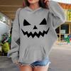 Boys Girls Kids Long Sleeve Hoodie with and Halloween Print for Casual Wear