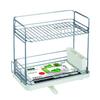 Asvel N-Pos? Slim, 2-Tier Clear Coat Drainer, White, 5514