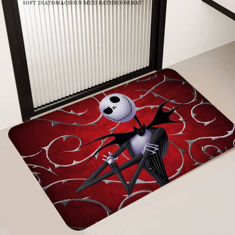 The N-Nightmare B-Before C-Christmas Floor Mat Retro Multiple Choice Living Room Kitchen Rug Non-Slip Modern Home Decor