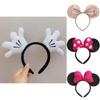 Cartoon Minnie Mickey Ear Headband For Adults And Children Cute And Sparkly Butterfly Bow Hair Accessories