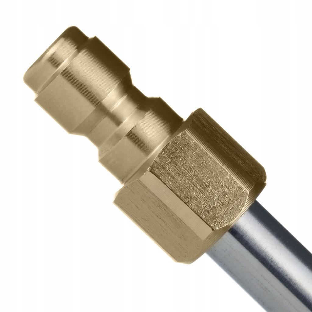 Rosfix Lanca Do Myjki Ciśnieniowej 1/4"" 28 Cm Zagięta 30° – Wysoka Jakość | Max Ciśnienie 250 Bar | Uniwersalne Zastosowanie