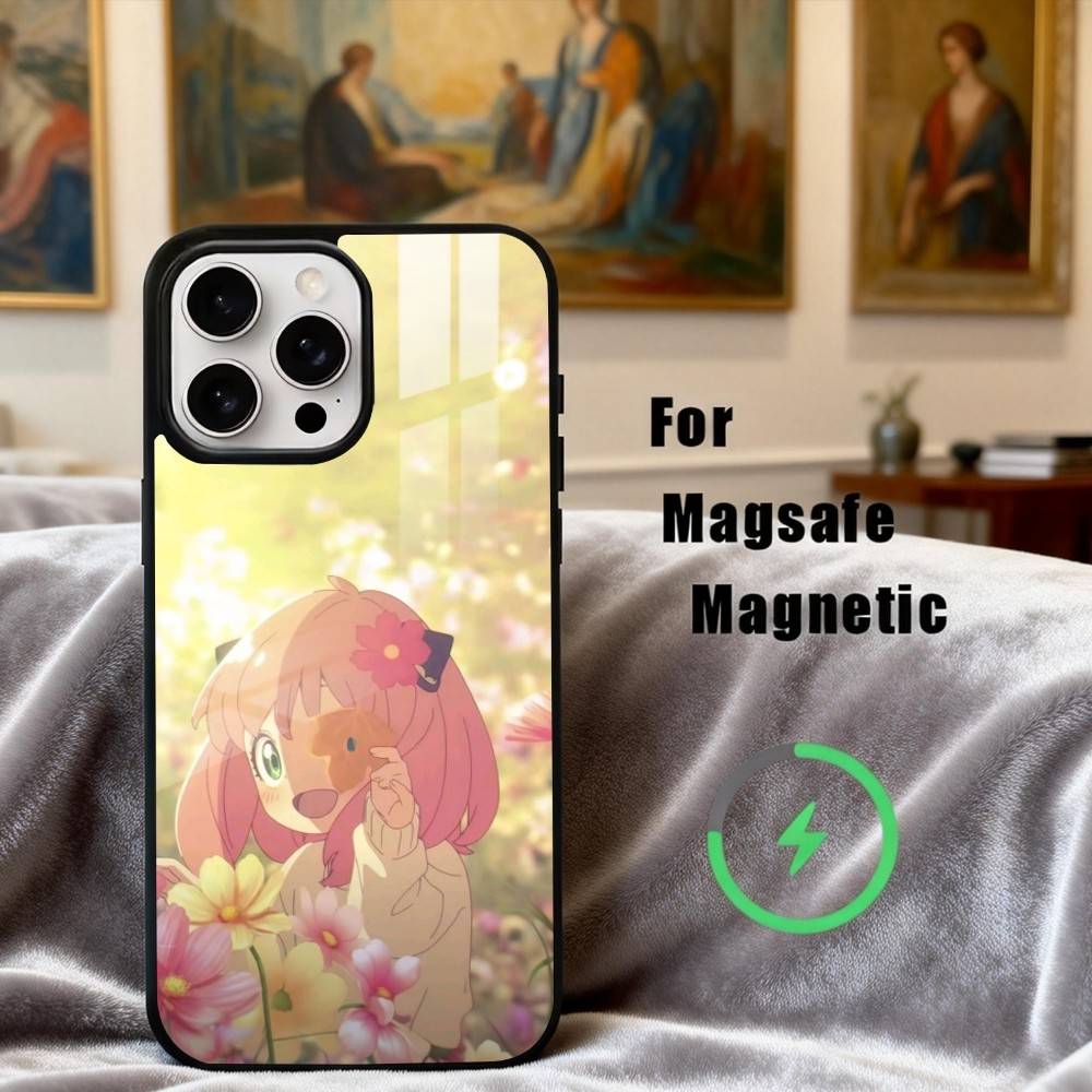 S-Spy X F-Family-Y A-Anime  Phone Case For iPhone 17,16,15,14,13,12,Plus,Pro,Max for Magsafe Magnetic Wireless Charging