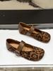 2025 Autumn Leopard Print Soft Leather Mary Janes: Comfortable, Versatile, Retro Low-Cut Shoes for Women