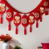 Lunar Year Snake Art Latte Hanging Decoration for Home And Office