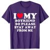 I Love My Partner Clothes: Boyfriend & Girlfriend Tees