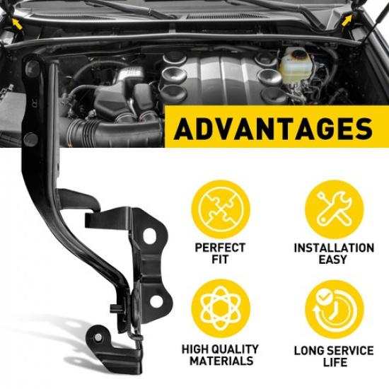 New Front Hood Hinge Set  For 2010- Toyota 4Runner TO1236182 TO1236181