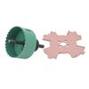 Borderless Spotlight Hole Opener Hex Shank Center Positioning Drill Counterslot Hole Tool Set 75mm