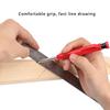 Solid Mechanical Pencil Tools Carpentry Scriber Built-in Sharpener with 6 Pen Refills Deep Hole for Woodworking Architect