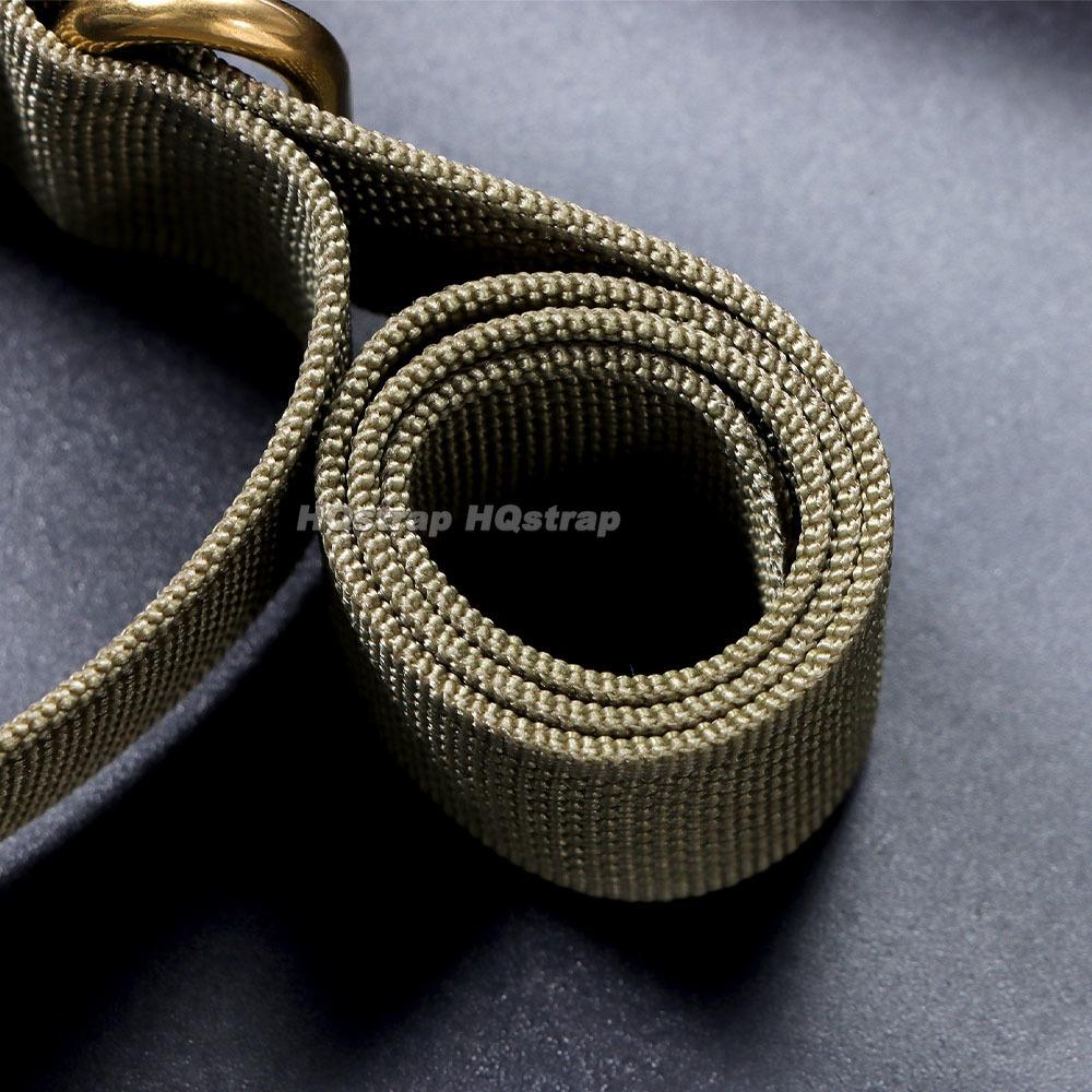 Weave Nylon Strap Gold Silver Black Ring Buckle Ribbed Watchband 18mm 20mm 22mm 24mm for Omega Military Braid Sport Men Bracelet