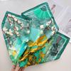 Spring and Summer New French Style 71CM Silk Scarf Decorative Headband Scarf Fashionable Versatile Temperament Simulation Silk Scarf
