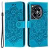 For OnePlus Ace 3 5G Case PU Leather Mandala Imprinted Design Wallet Phone Cover