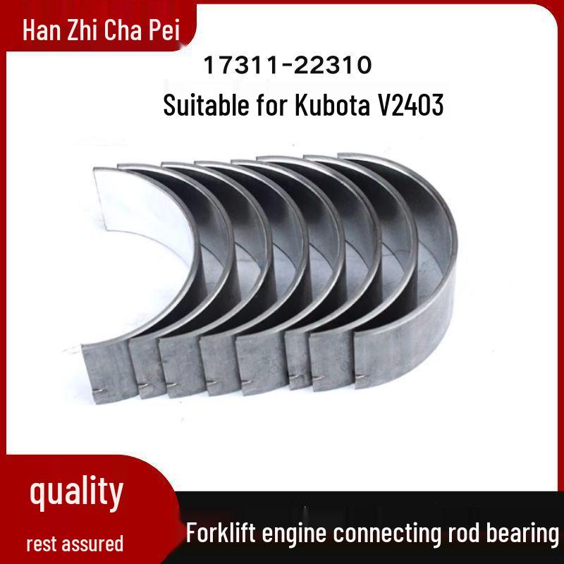 

Set of 8 Connecting Rod Bearings for Kubota V2403 Forklift Engine (17311-22310)