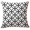 Polyester Colorful Geometric Pillow Case Combination Home Sofa Cushion Pillow Case