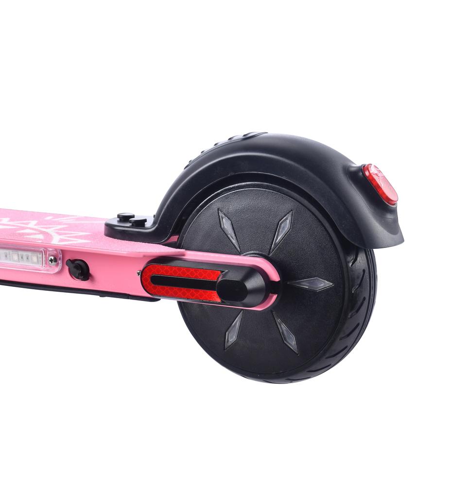 BOGIST E6 PRO Dětská elektrická koloběžka 24V1.5Ah Baterie 80W Motor 5 PALCOVÁ Plná pneumatika Jízda venku Skládací E-koloběžka