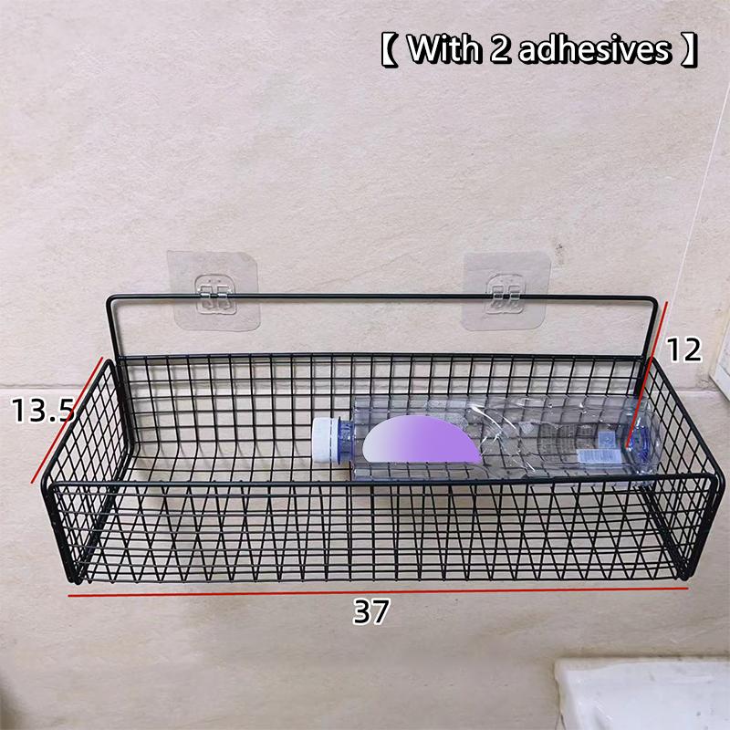 NEW Kitchen And Bathroom Storage Rack No Drilling Required Wall-Mounted Storage Rack
