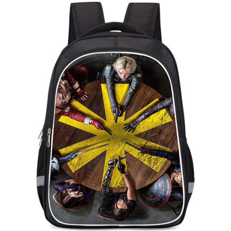 Student Thunderbolts Backpack Ergonomic Zippers And Shockproof Base For Teens