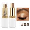 SAM SUGAR Two-Color Eyeshadow Stick Gradient Shimmer Waterproof Smudge-Proof Dual-Ended Metallic Eye Makeup Highlighter Stick
