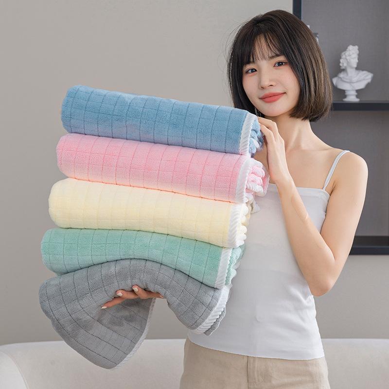 Super Large Baths Towels High Quality Thicken Coral Velvet Bath Towel Soft Comfort Super Quick Absorbent Bath Towel 80x150cm