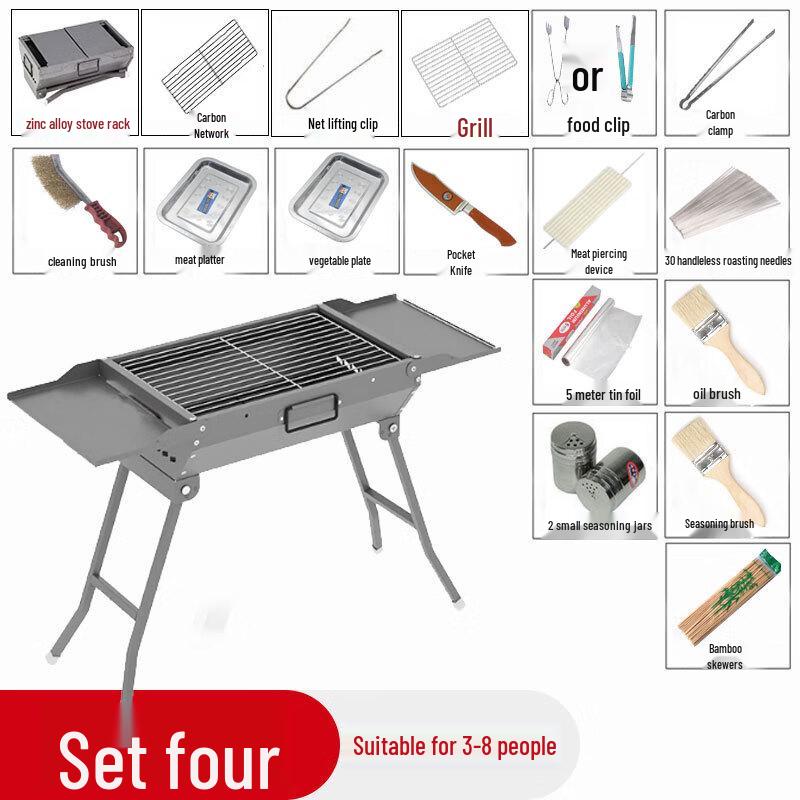 Draean Foldable Charcoal BBQ Grill