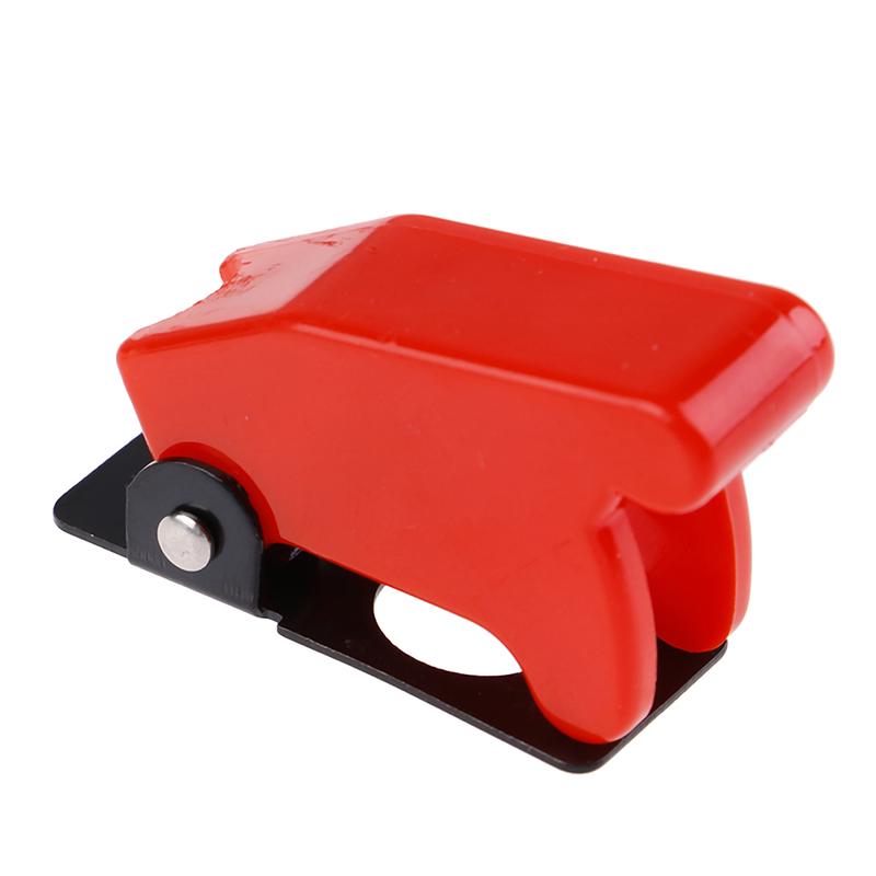 Toggle Switch Cover On/Off Switch Metal Lever Car Dash Light With Missile Cover