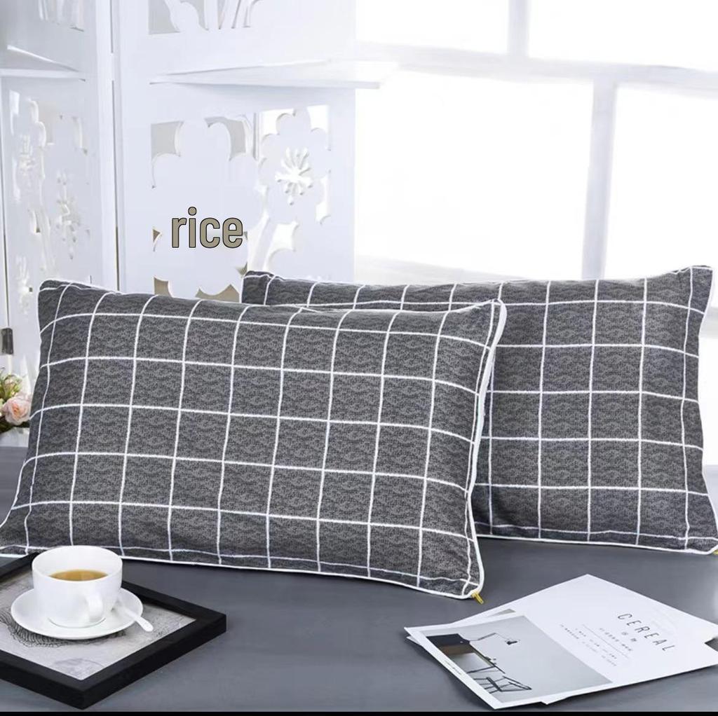 Single Adult Pillow Set with Cases - Perfect for Weddings, Home, Hotel, and Student Use