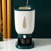 Distributeur de Riz Boîte de Rangement pour Riz Étanche à l'Humidité Capacité 10 kg Récipient Scellé pour Riz Ménager avec Tasse à Mesure pour Étagère de Cuisine Garde-manger