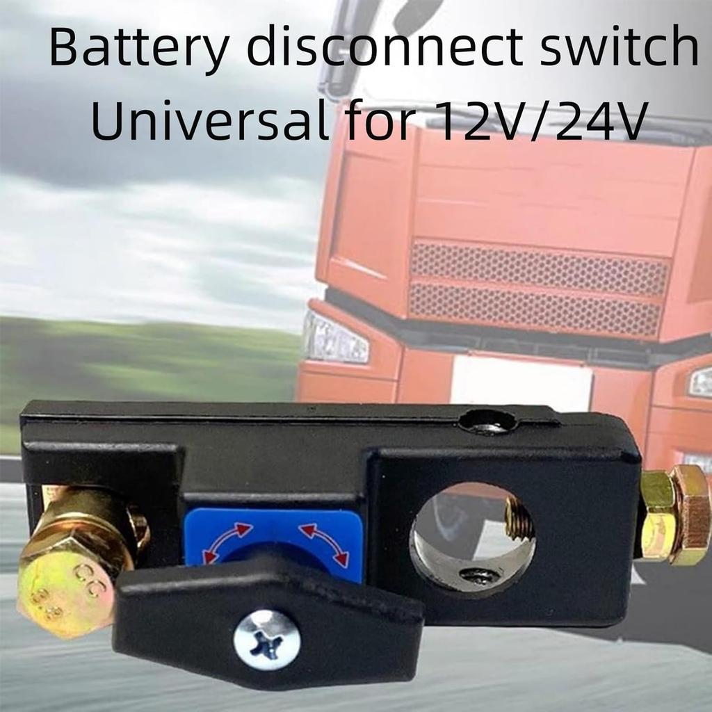 High Current Master Battery Power Cut Isolator Kill Switch,Smart Battery Disconnect Switch, Smart Copper Battery Clamps, Car Battery Cut Off Switch,