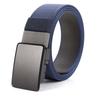 Contrast Color Both Sides Available Belt Zinc Zinc Alloy Nylon Waistband Classic Men Weaving Belt  Boys