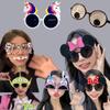Lunettes Ins Drôles Décoratives Fête Anniversaire Lunettes de Vue Jouets Hilares Stupides Lunettes de Soleil Accessoires Photo Et Lunettes de Soleil