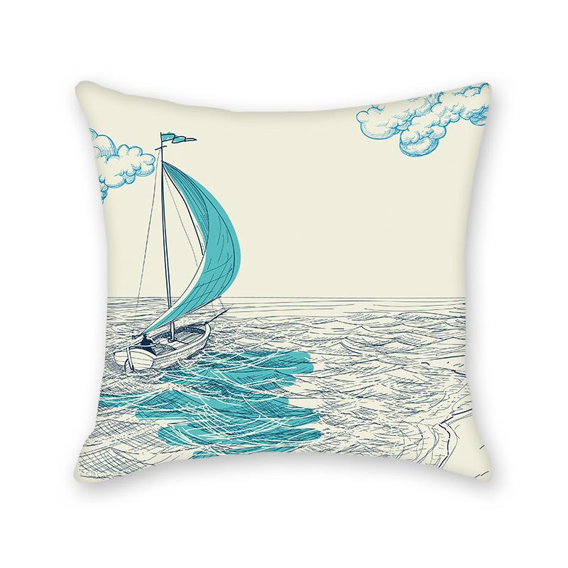 Ocean Series Summer Pillowcase - Living Room/Bedroom Sofa Cushion Cover