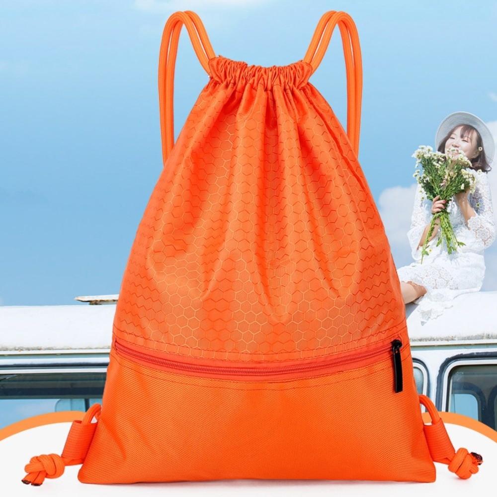 Waterproof Drawstring Backpack Large Capacity Drawstring Pocket Fitness Drawstring Bag  Gym