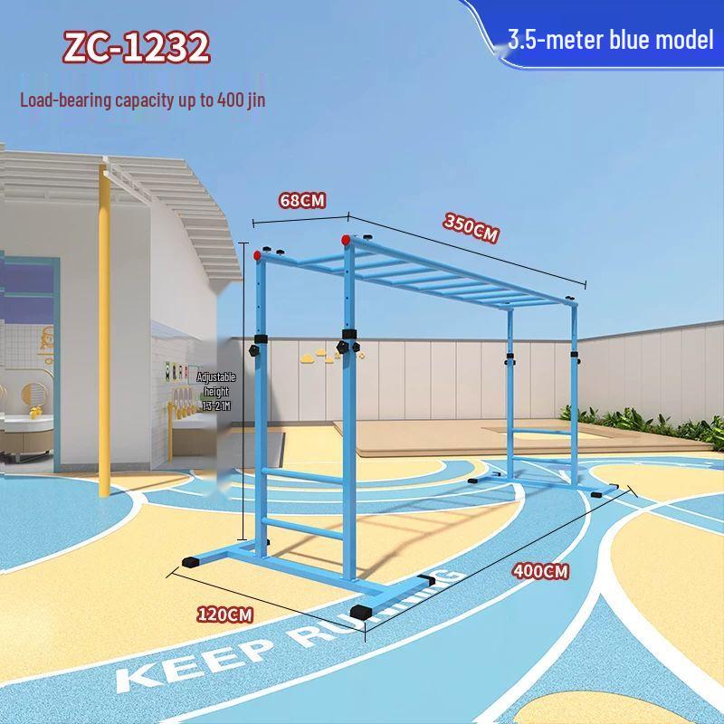 Kids' Adjustable Mobile Climbing Ladder & Pull-up Bar