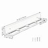 5pcs Transparent Design Hockey Puck Display Wall Rack Puck Storage Rack  Sports Memorabilia